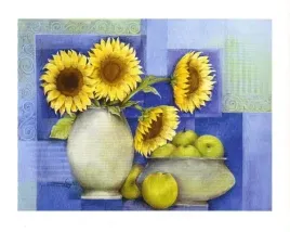 kwiaty-w-wazonie-i-ewald-kuch-plakat-obraz-50x40cm