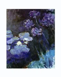 waterlilies-and-agapanthus-1914-17-claude-monet-plakat-obraz-40x50cm