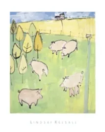 pigs-lindsay-kelsall-plakat-obraz-40x50cm