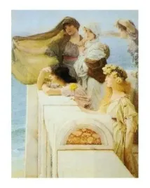 at-aphrodite-s-cradle-lawrence-alma-tadema-plakat-obraz-40x50cm