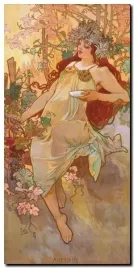 automne-alphonse-mucha-plakat-obraz-35x70cm