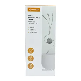 hykker-przewod-zwijany-3w1-usb-c-lightning-micro-usb-11m-100w-bialy