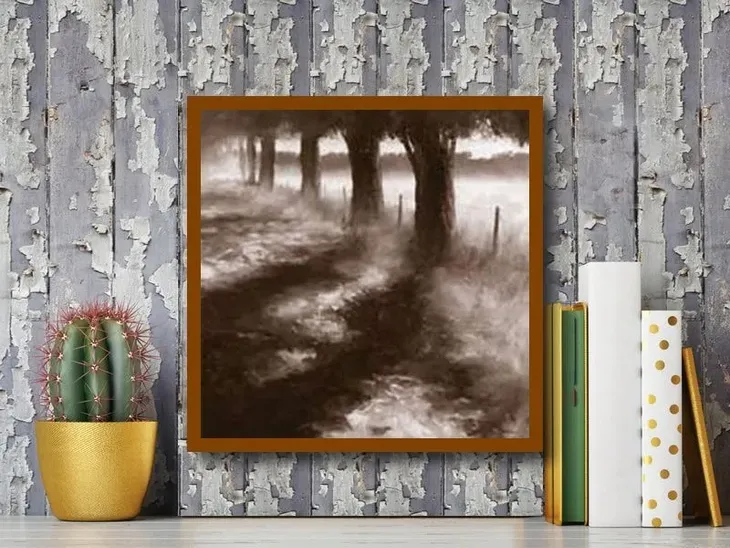 trees-along-path-robert-ford-plakat-obraz-50x50cm-liczba-sztuk-1