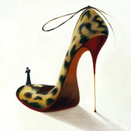 highheels-wild-passion-inna-panasenko-plakat-obraz-50x50cm