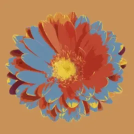 flower-4-jan-lens-plakat-obraz-50x50cm