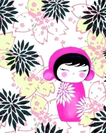 baby-kiku-the-mizuki-dolls-sam-bamford-plakat-obraz-40x50cm
