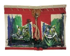 white-tiger-and-cub-rolf-knie-plakat-obraz-50x40cm