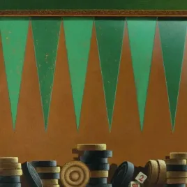 backgammon-bill-romero-plakat-obraz-50x50cm