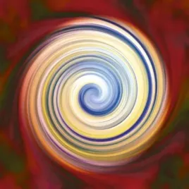 red-vortex-anja-plakat-obraz-50x50cm