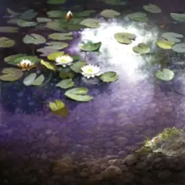 waterlilies-1-joop-smits-plakat-obraz-50x50cm