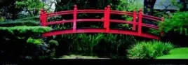 japanese-gardens-james-red-plakat-obraz-95x33cm