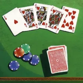 poker-bill-romero-plakat-obraz-50x50cm