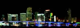 downtown-miami-philip-lange-plakat-obraz-95x33cm