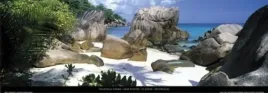 la-digue-seychelles-granville-harris-plakat-obraz-95x33cm