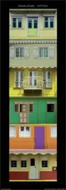 maisons-creoles-martinique-roberto-scaroni-plakat-obraz-33x95cm