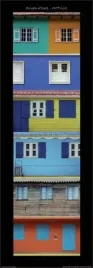 maisons-creoles-martinique-roberto-scaroni-plakat-obraz-33x95cm