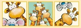 funny-friends-iv-jean-paul-plakat-obraz-95x33cm