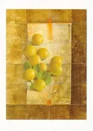golden-lemons-sherry-loeher-plakat-obraz-50x70cm