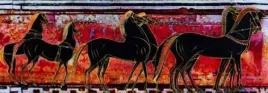 frieze-with-horses-i-libero-patrignani-plakat-obraz-95x33cm