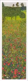 campo-di-papaveri-detail-gustav-klimt-plakat-obraz-35x100cm