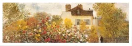 the-artist-garden-in-argenteuil-claude-monet-plakat-obraz-100x35cm