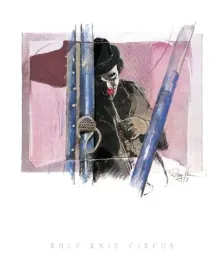 musik-clown-rolf-knie-plakat-obraz-50x60cm