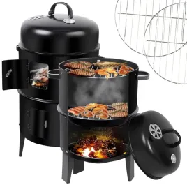 grill-ogrodowy-weglowy-wedzarnia-palenisko-termometr-okragly-przenosny-3w1