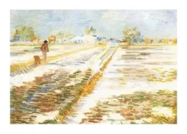 paysage-enneige-vincent-van-gogh-plakat-obraz-70x50cm