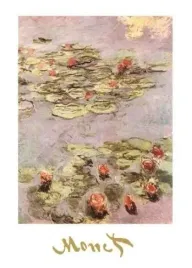 red-nimphaeas-claude-monet-plakat-obraz-50x70cm