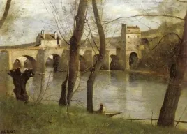 le-pont-de-mantes-j-b-c-corot-plakat-obraz-70x50cm