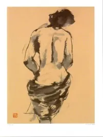 girl-with-drape-lei-lei-qu-plakat-obraz-60x80cm