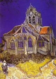 l-eglise-d-auvers-sur-oise-vincent-van-gogh-plakat-obraz-50x70cm