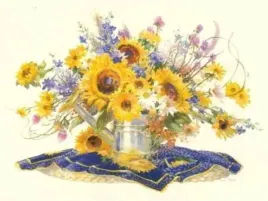 sunflower-extravaganza-ruth-baderian-plakat-obraz-80x60cm