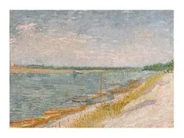 les-canots-amarres-1887-vincent-van-gogh-plakat-obraz-80x60cm