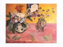 flowers-and-a-japanese-print-1889-paul-gauguin-plakat-obraz-80x60cm