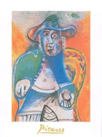 viel-homme-assis-mougins-1970-pablo-picasso-plakat-obraz-60x80cm