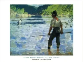 salmon-fishing-franke-benson-plakat-obraz-80x60cm