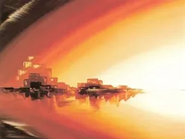 skyline-at-sundown-kris-hardy-plakat-obraz-80x60cm
