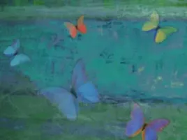 schmetterling-turkis-lente-louisa-plakat-obraz-80x60cm