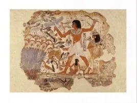 hunting-in-the-marsh-art-egyptian-plakat-obraz-80x60cm