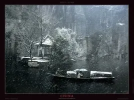 china-sampang-on-the-east-lake-yann-layma-plakat-obraz-80x60cm