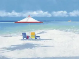 beach-life-i-isabelle-aubonne-plakat-obraz-80x60cm
