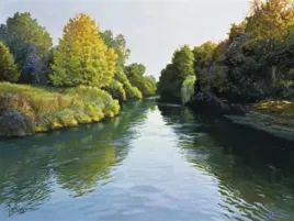 lungo-il-fiume-adriano-galasso-plakat-obraz-80x60cm