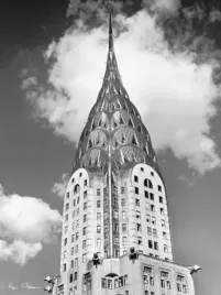 top-of-chrysler-building-henri-silberman-plakat-obraz-60x80cm