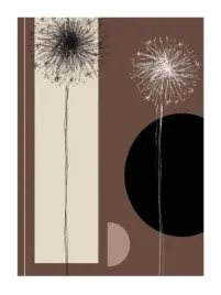 black-and-white-dandelions-jo-parry-plakat-obraz-60x80cm