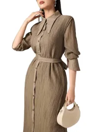shein-sukienka-midi-z-paskiem-plisowana-z-kolnierzykiem-zielona-40-42-1la