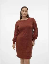 vero-moda-plus-size-brazowa-sukienka-z-dlugim-rekawem-52-54-7aa