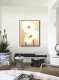 two-daisies-carol-sharp-plakat-obraz-60x80cm-tematyka-rosliny