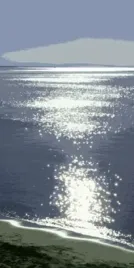 silver-sea-jan-lens-plakat-obraz-50x100cm