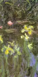 iris-jaunes-claude-monet-plakat-obraz-50x100cm